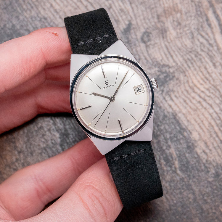 1960s CYMA Executive Automatic 'Bow Tie' 32mm