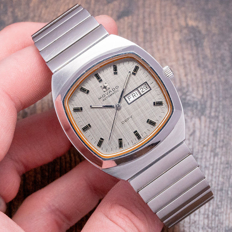 1970s Movado/Zenith Defy Automatic Day/Date 01-0050-345