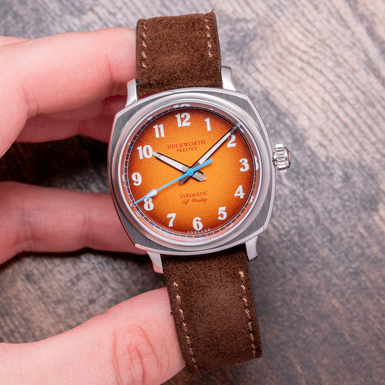 2023 Duckworth Prestex Vernimatic Orange Fume Limited 39mm