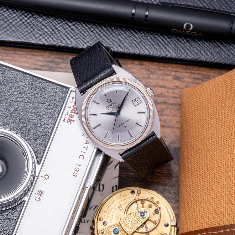 1968 Omega Constellation "C-Case" White Gold Bezel 168.027
