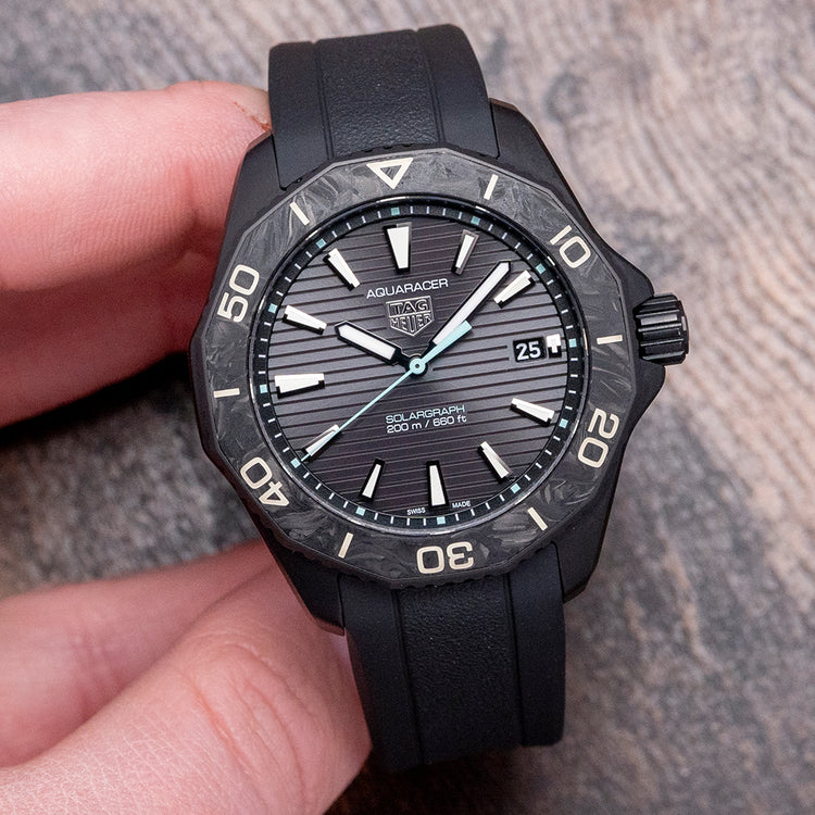 2023 TAG Heuer Aquaracer Solargraph Black DLC 40mm