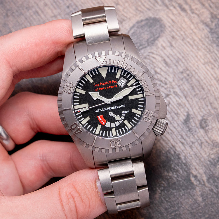 2008 Girard Perregaux Sea Hawk II Pro Titanium 3000M 44mm 49940