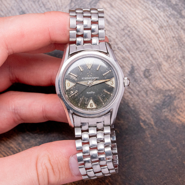 1960s Eterna KonTiki Automatic No-Date Tropical 34mm 130T