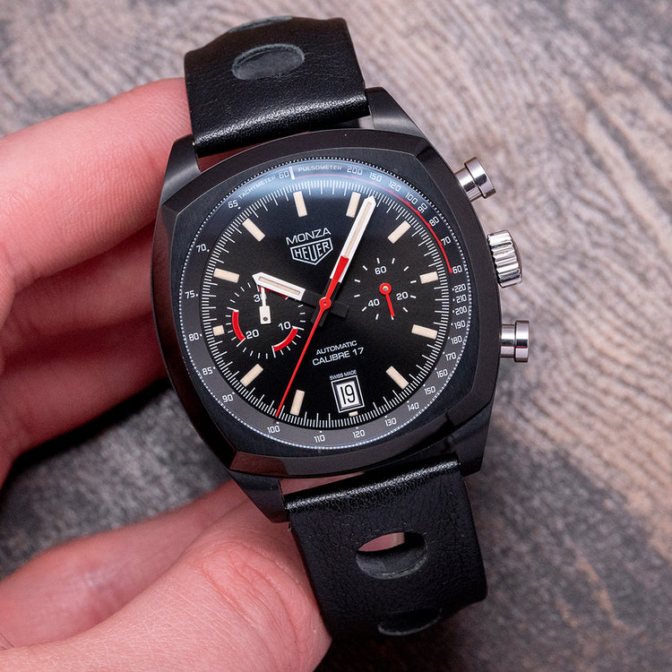 2020 TAG Heuer Monza Chronograph Black 42mm CR2080