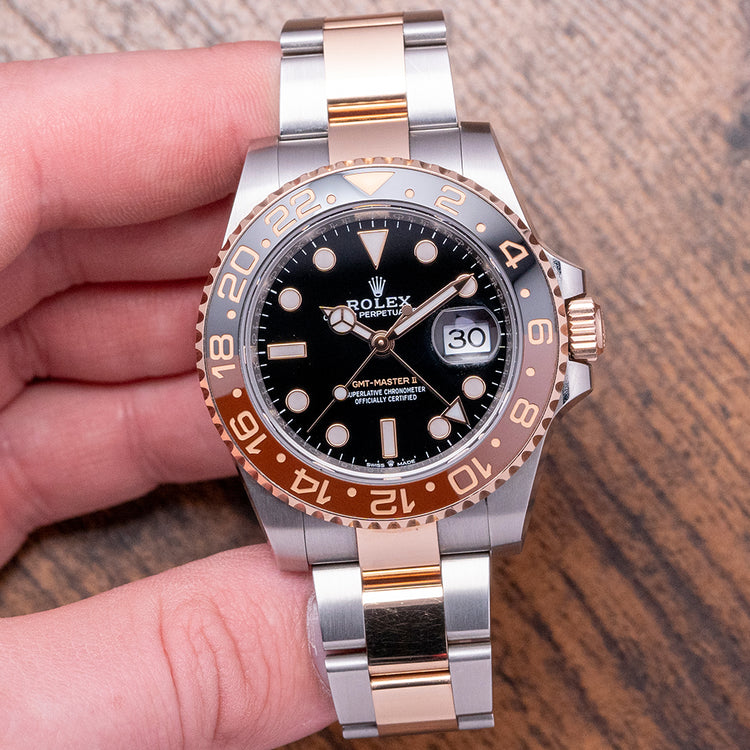 2022 Rolex GMT-Master II 'Root Beer' Steel & Rose Gold 126711CHNR