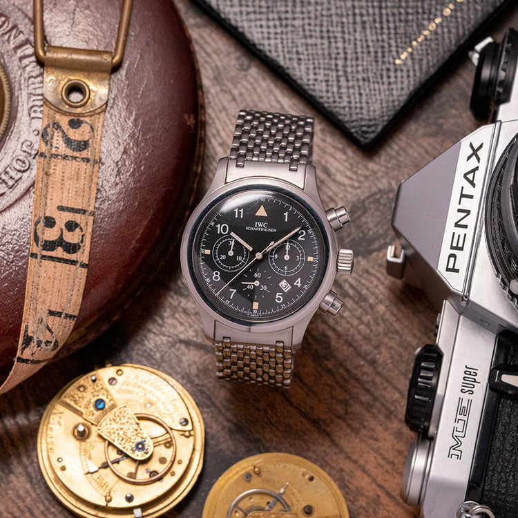 1990s IWC Flieger Chronograph IW3741 Quartz 36mm