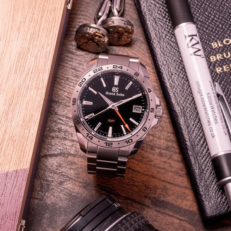 2023 Grand Seiko Sports GMT Quartz Black SBGN003