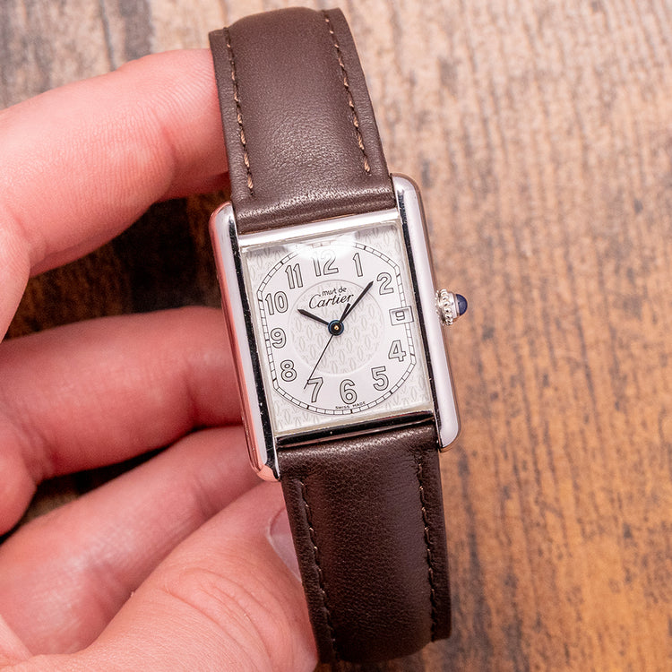 2000s Cartier Tank Must de Cartier 925 Silver 25x33mm 2414