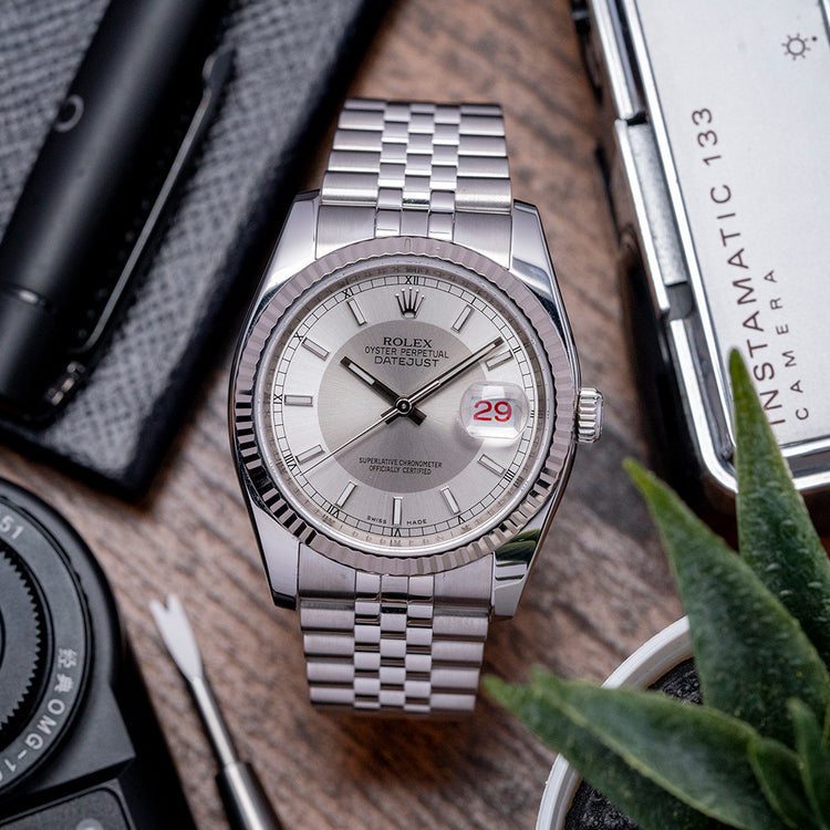 2009 Rolex Datejust 36mm Silver Dial Jubilee 116234