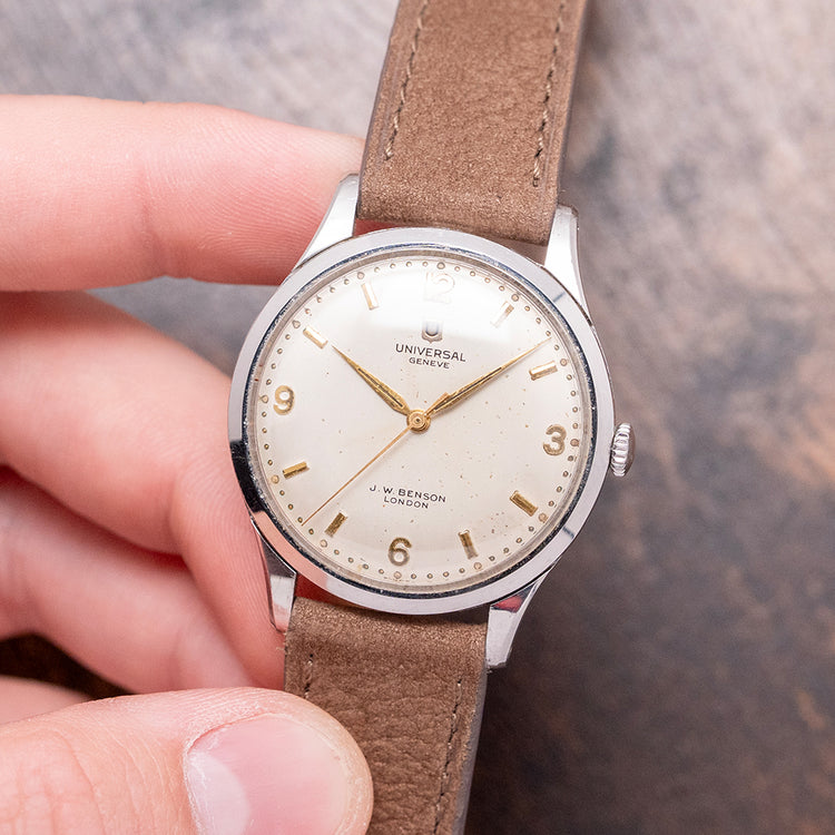 1953 Universal Geneve "J.W.Benson London" 206514 34mm
