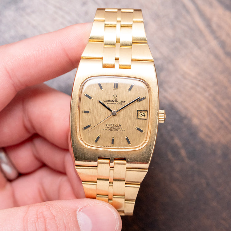1971 Omega Constellation Chronometer 18ct Gold 168.047