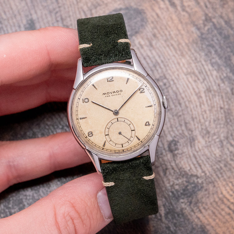 1950s Movado Fab Suisse Oversized 35mm "Calatrava"