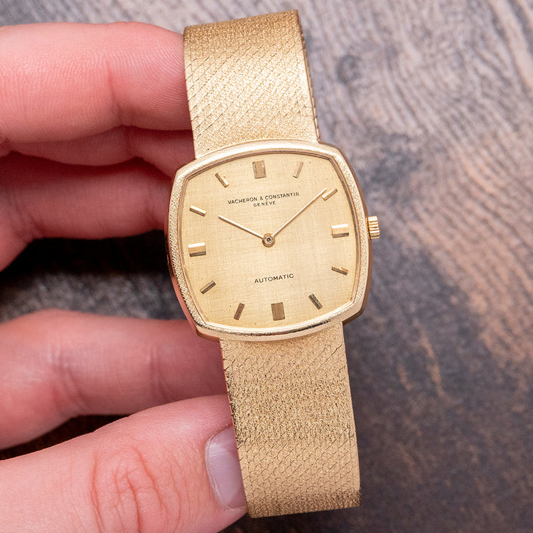 1970 Vacheron Constantin Les Historiques Automatic Yellow Gold Textured 7391