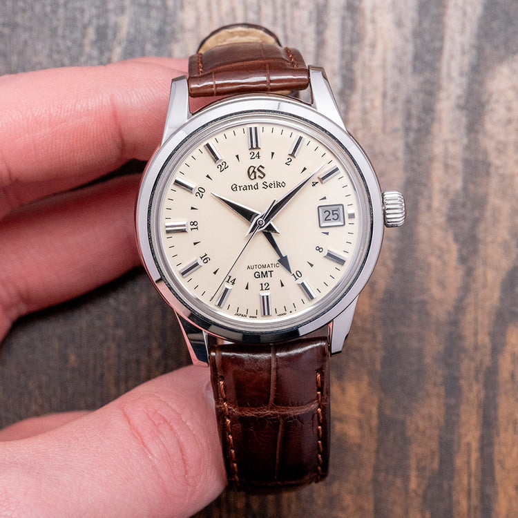 2023 Grand Seiko Elegance GMT Cream Dial 39.5mm SBGM221G