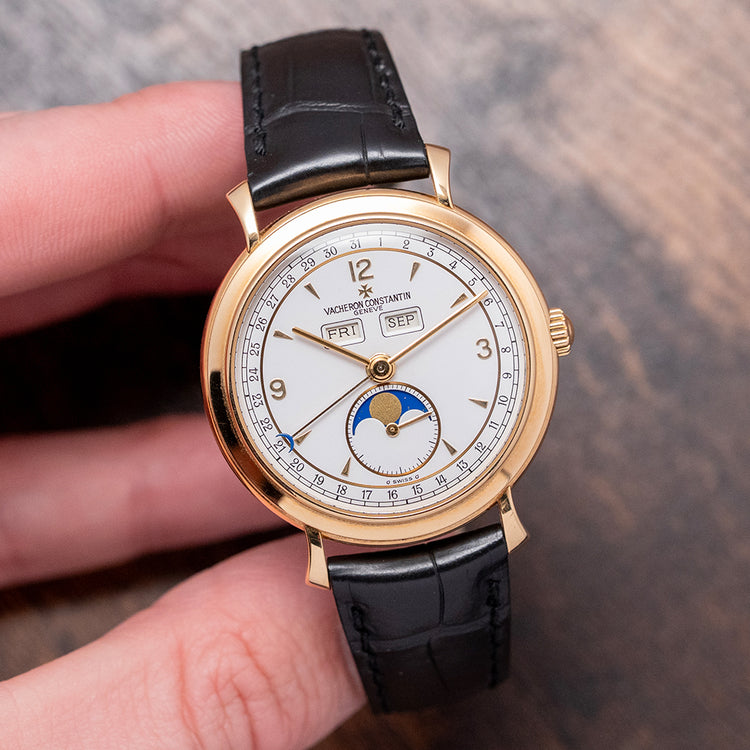 1990s Vacheron Constantin Triple Calendar Moonphase 18ct 35.5mm 37150