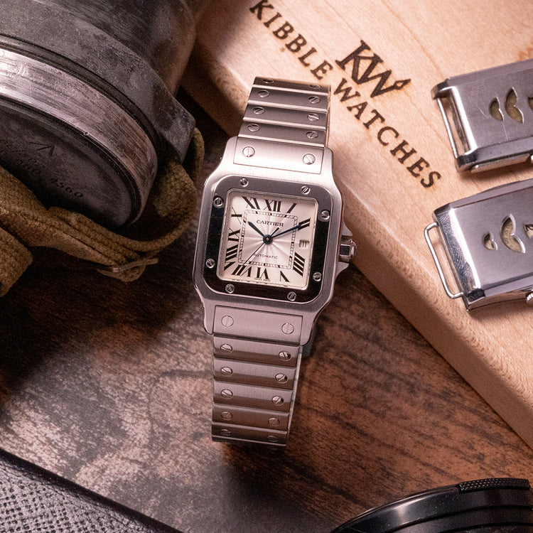 2004 Cartier Santos Galbee Automatic 2319 Box & Papers