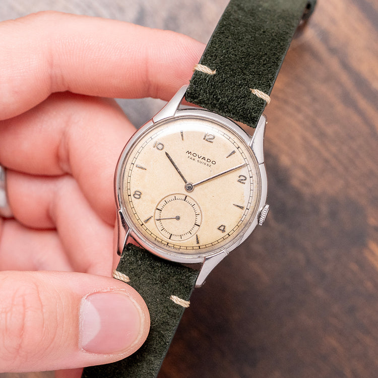 1950s Movado Fab Suisse "Calatrava" Manually Wound 35mm