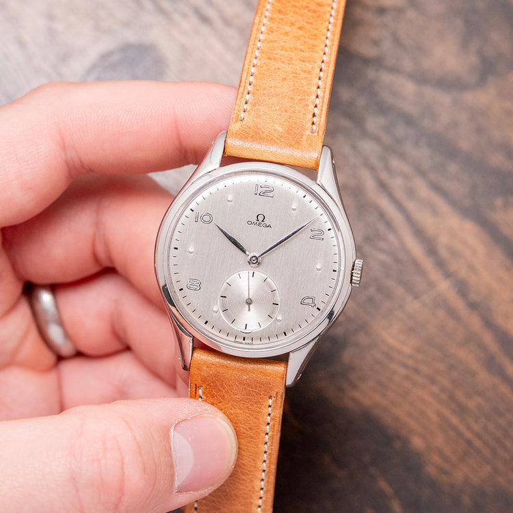 1947 Omega 'Jumbo' 38mm Manual Cal. 30T2 Silver Dial 2505-1