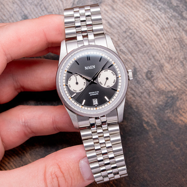 2023 Maen Brooklyn 36mm Triple Calendar Automatic