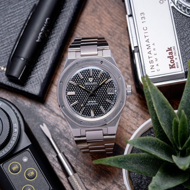2023 Nivada F77 Black Date 37mm Automatic