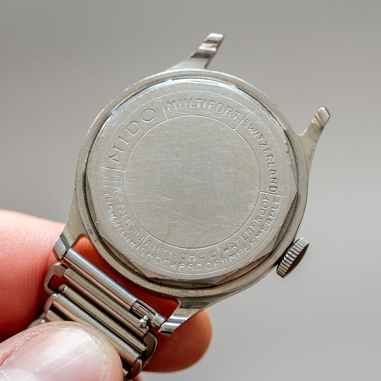 1940s Mido Multifort Manually Wound Gilt - vault
