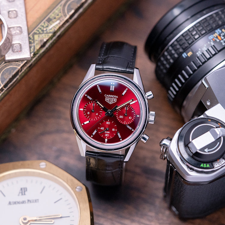 2022 TAG Heuer Carrera Red Dial Cal. 02 39mm Limited Ed.