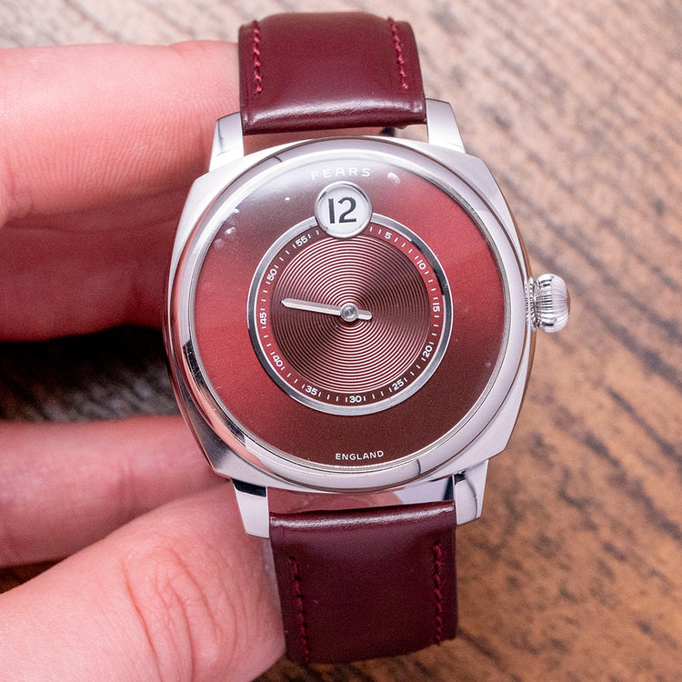 2023 Fears Christopher Ward Alliance 01 Jump Hour Red Dial