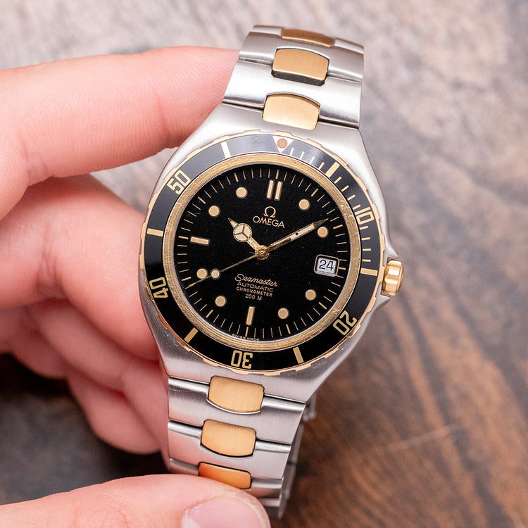 1985 Omega Seamaster 200 Pre-Bond Steel & Gold 39mm 366.1041