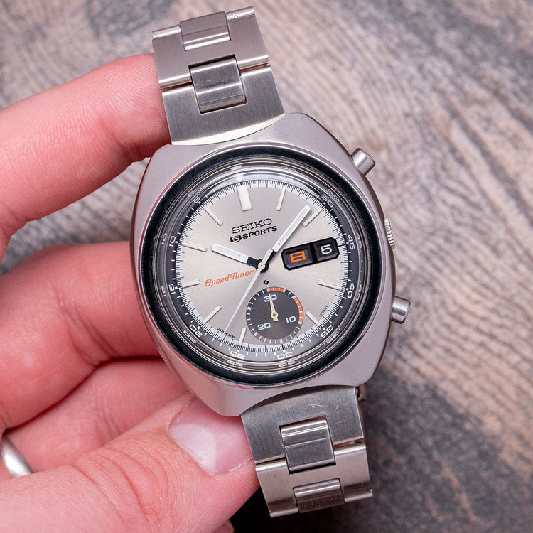 1971 Seiko 5 Sports SpeedTimer Chronograph 41mm 6139-7020