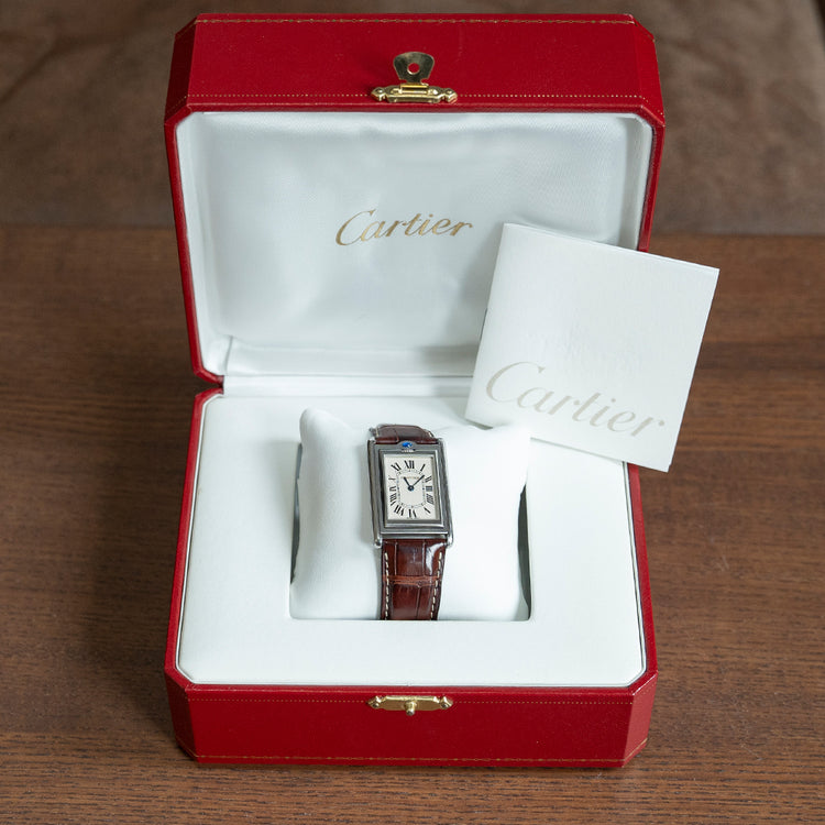 2001 Cartier Tank Basculante Mechanical 2390 25.5mm