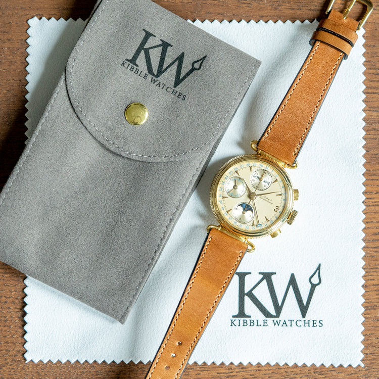 1980s Dubey & Schaldenbrand 18ct Triple Calendar Moonphase Chronograph