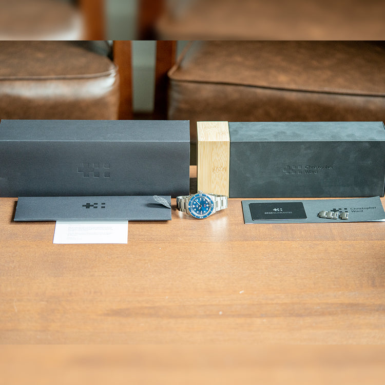 2024 Christopher Ward C65 Aquitaine Blue Automatic