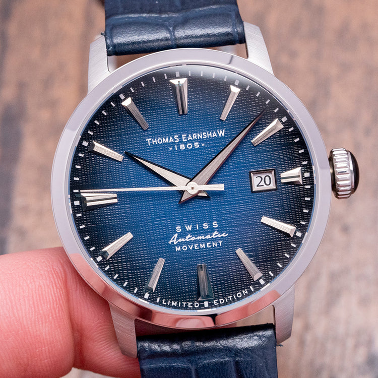 2024 Thomas Earnshaw Echelon Fumèe Blue Limited 40.5mm