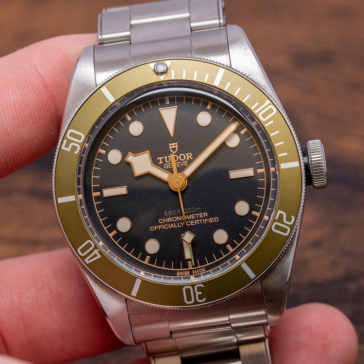 2022 Tudor Black Bay Harrods Green 41mm on Bracelet 79230G
