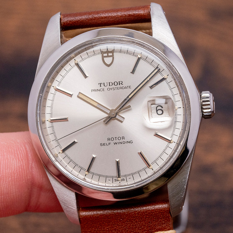 1983 Tudor Prince Oysterdate Jumbo 38mm Silver 90800