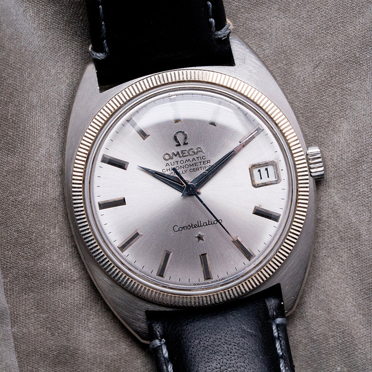 1968 Omega Constellation 'C-Case' White Gold Bezel 168.027