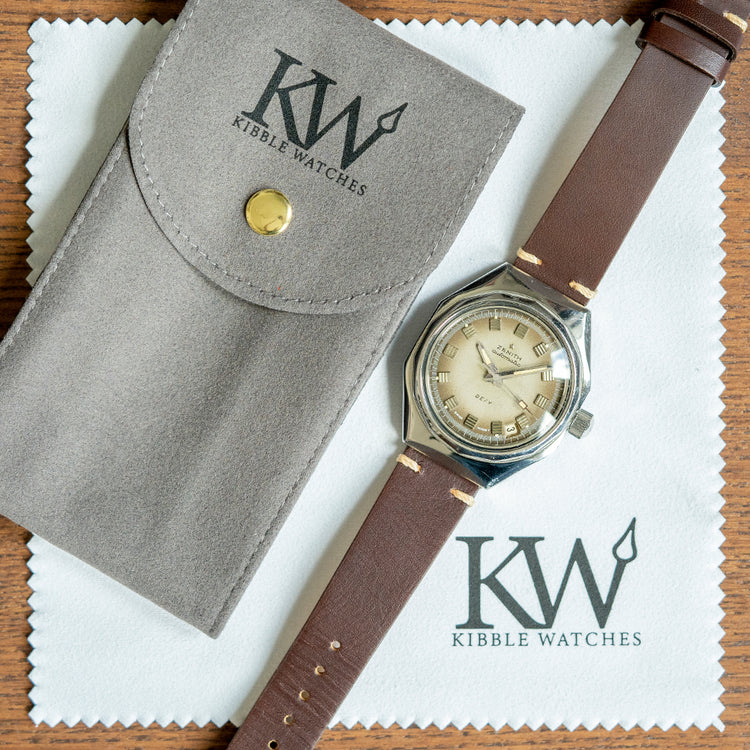 1970s Zenith Defy Automatic 2552 PC Date 37mm A3642