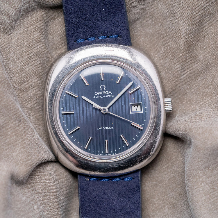 1972 Omega De Ville Automatic 'UFO' Pebble 38mm 166.155