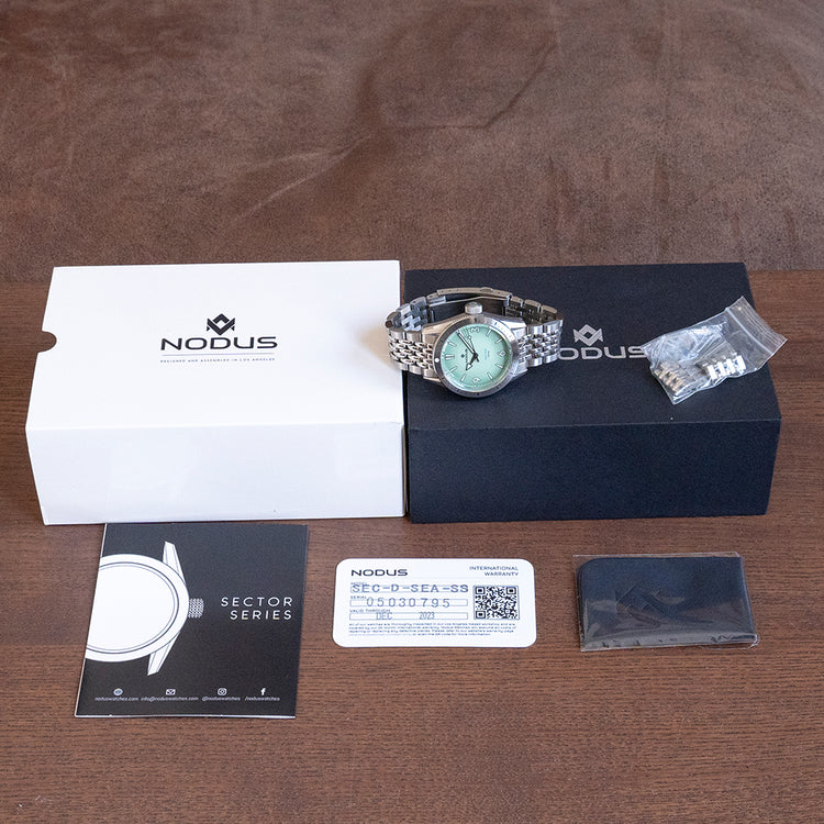 2021 Nodus Sector Dive Seafoam Green Dial Automatic