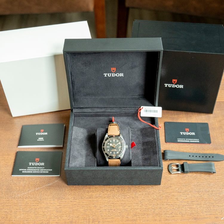 2023 Tudor Black Bay 58 Black on Strap 79030N
