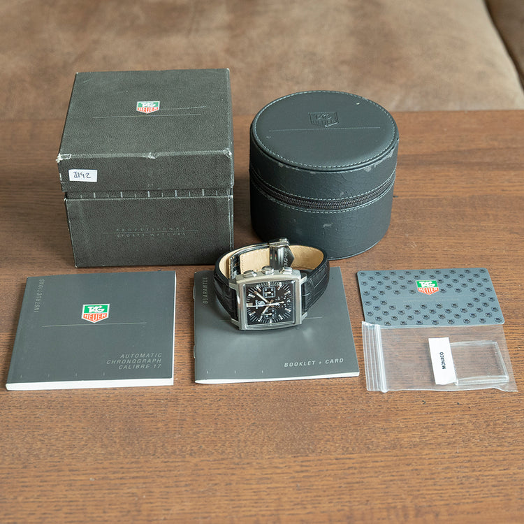 2004 TAG Heuer Monaco Black Automatic CW2110-0