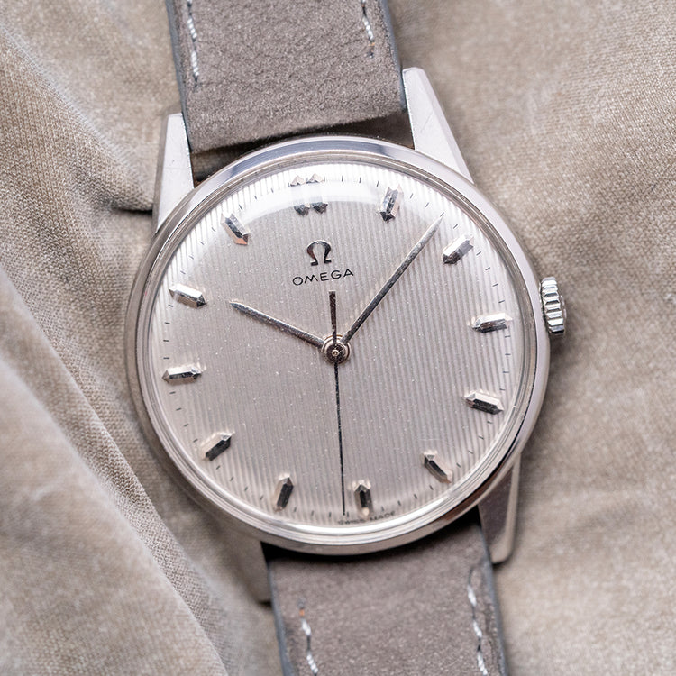 1962 Omega 'Pinstripe' Dial Japanese Market 35mm 131.013