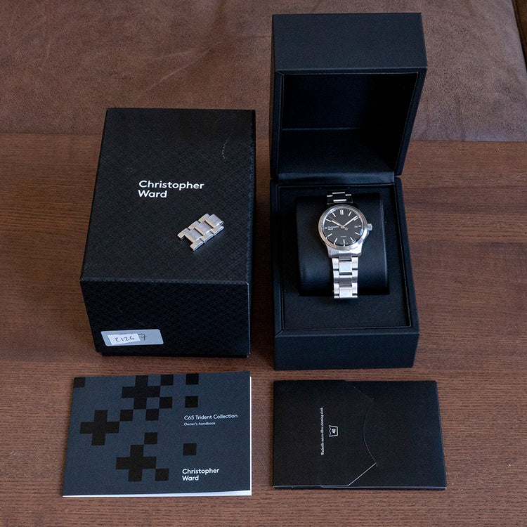 2018 Christopher Ward C65 Trident Vintage on Bracelet