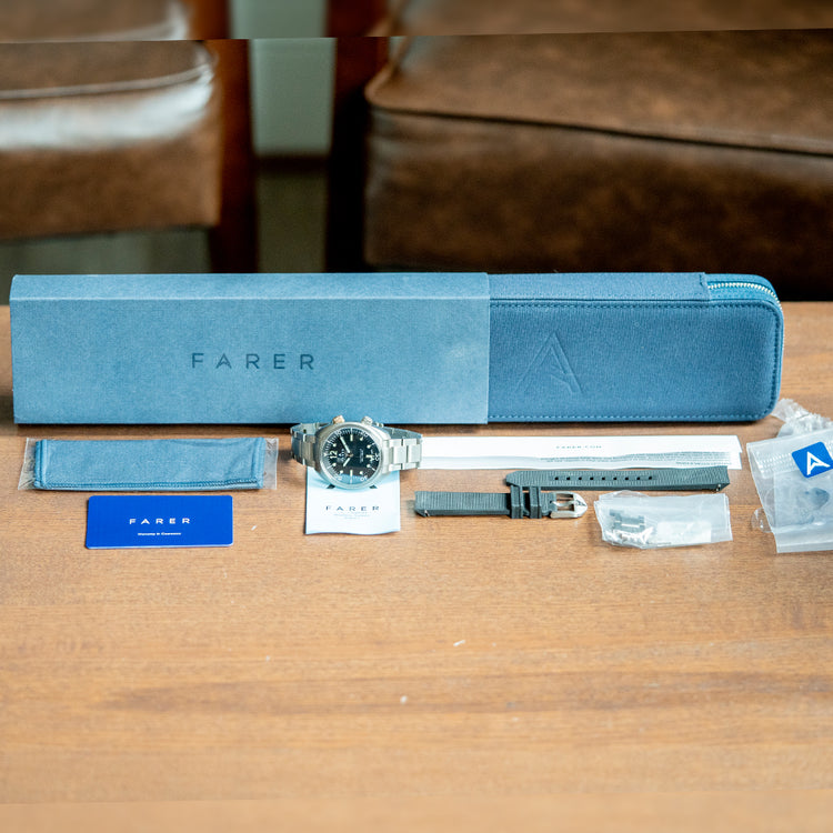 2022 Farer Aqua Compressor Endeavour Titanium on Bracelet