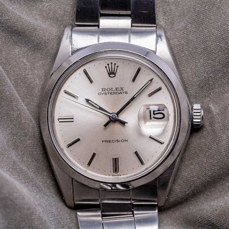 1970 Rolex Oysterdate Precision on Bracelet 34.5mm 6694