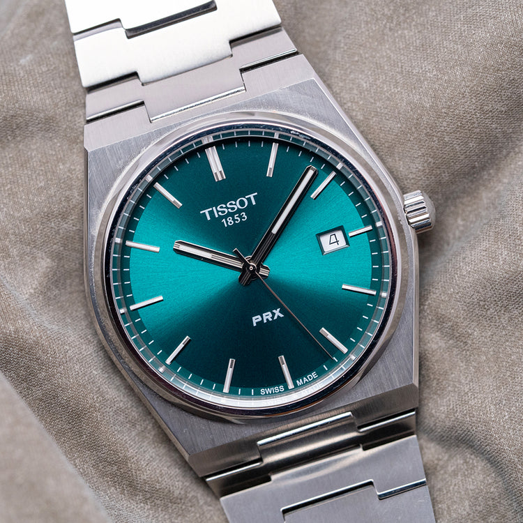2022 Tissot PRX 40mm Green Dial Quartz T137.410.11.091.00