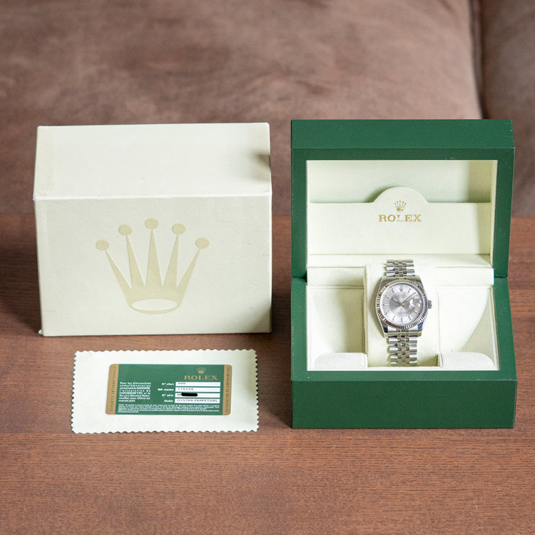 2009 Rolex Datejust 36mm Silver Dial Jubilee 116234