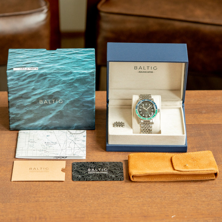 2023 Baltic Aquascaphe GMT Green Automatic 39mm
