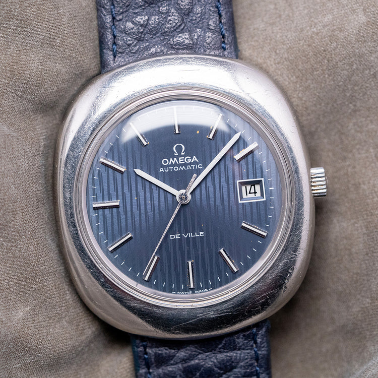 1972 Omega De Ville Automatic 'UFO' Pebble 38mm 166.155