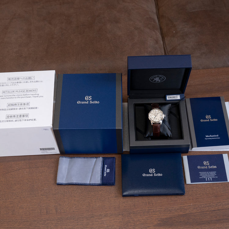 2021 Grand Seiko Elegance GMT Cream Dial SBGM221G